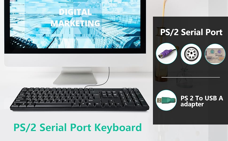 PS/2 Serial Port Keyboard