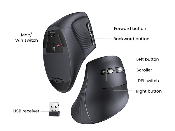 wireless mouse ergonomic