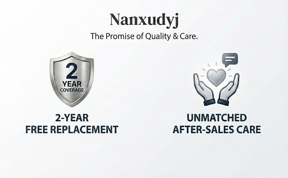 nanxudyj brand promise 2 year coverage reliable after sales care for audio cable
