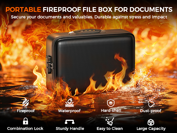 fireproof document box