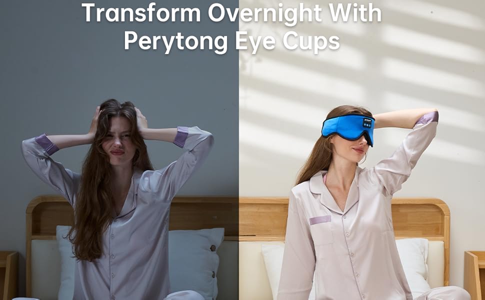 sleep eye mask, Bluetooth eye mask, sleep mask for side sleepers, comfortable sleep mask