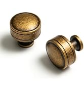 BEILEIOU Antique Brass Cabinet Knobs Cabinet Hardware Kitchen Cupboard Bathroom Dresser Knobs Cla...