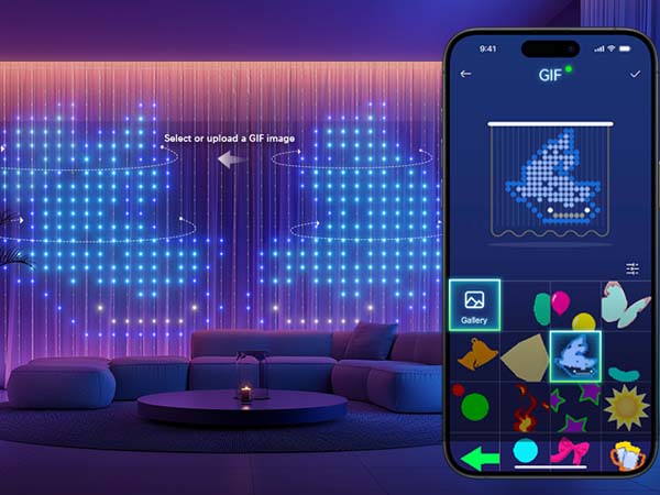 Smart Curtain Lights