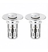 DODOBETTER Bathroom Sink Drain Strainer,Bathroom Sink Drain Stopper, Sink Drain Stopper,for Bathr...