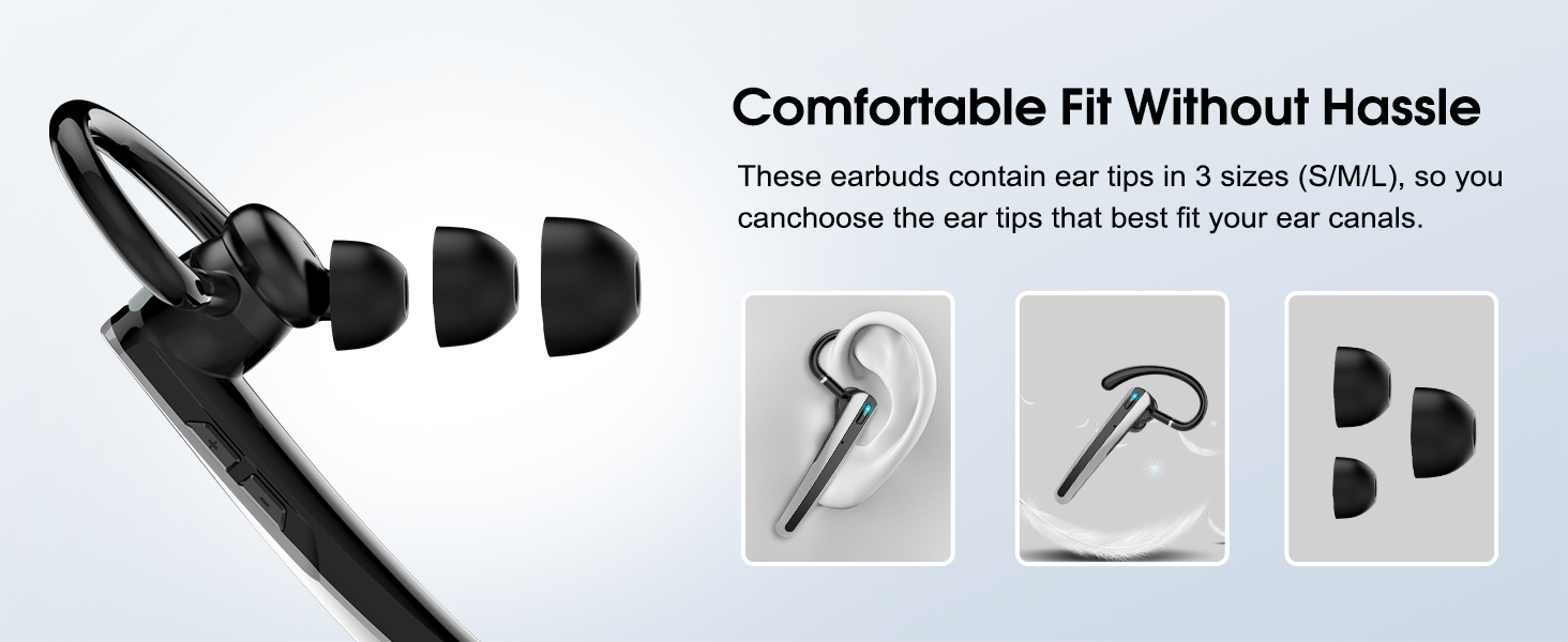 Single-Ear Bluetooth Earpiece