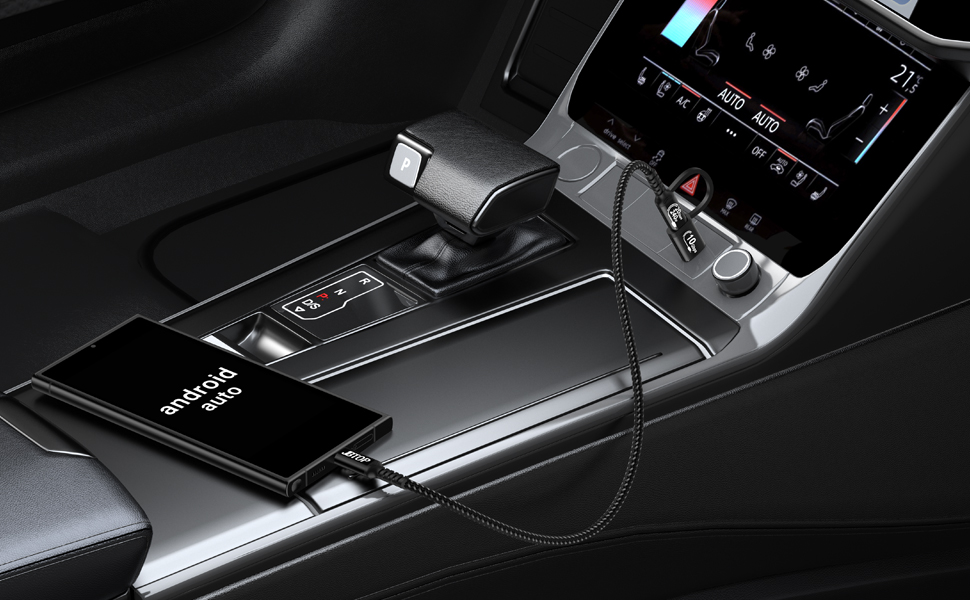 2 in 1 Android Auto USB Cable