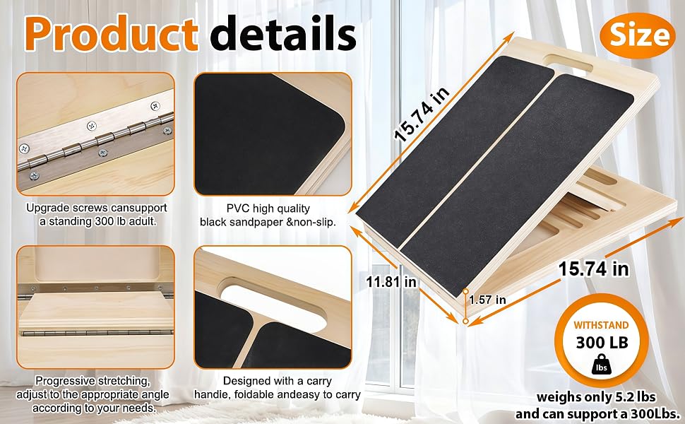 calf stretch board