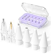 JOOSKO Upgraded Replacement Tips for Apple Pencil Pro/USB-C/2nd Gen/1st Gen Tips(with Storage cas...