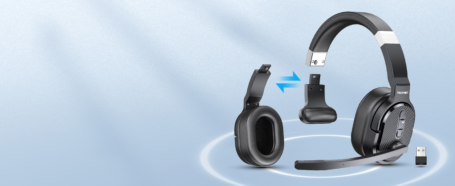 2-in-1 Bluetooth Headphones