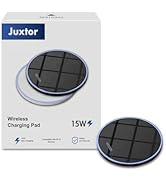 Juxtor 15W Wireless Charging Pad: Fast Charger Desktop Multiple Devices for All Qi Devices