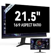 [2-Pack] 21.5 Inch Computer Privacy Screen Filter for 16:9 Widescreen Monitor, Removable Eye Prot...