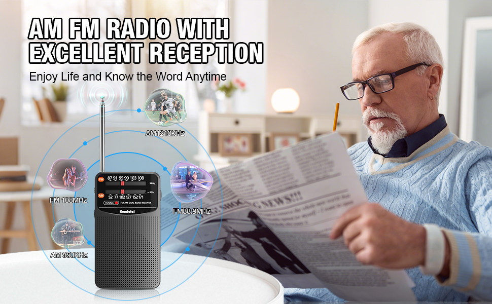 am fm radio with best reception