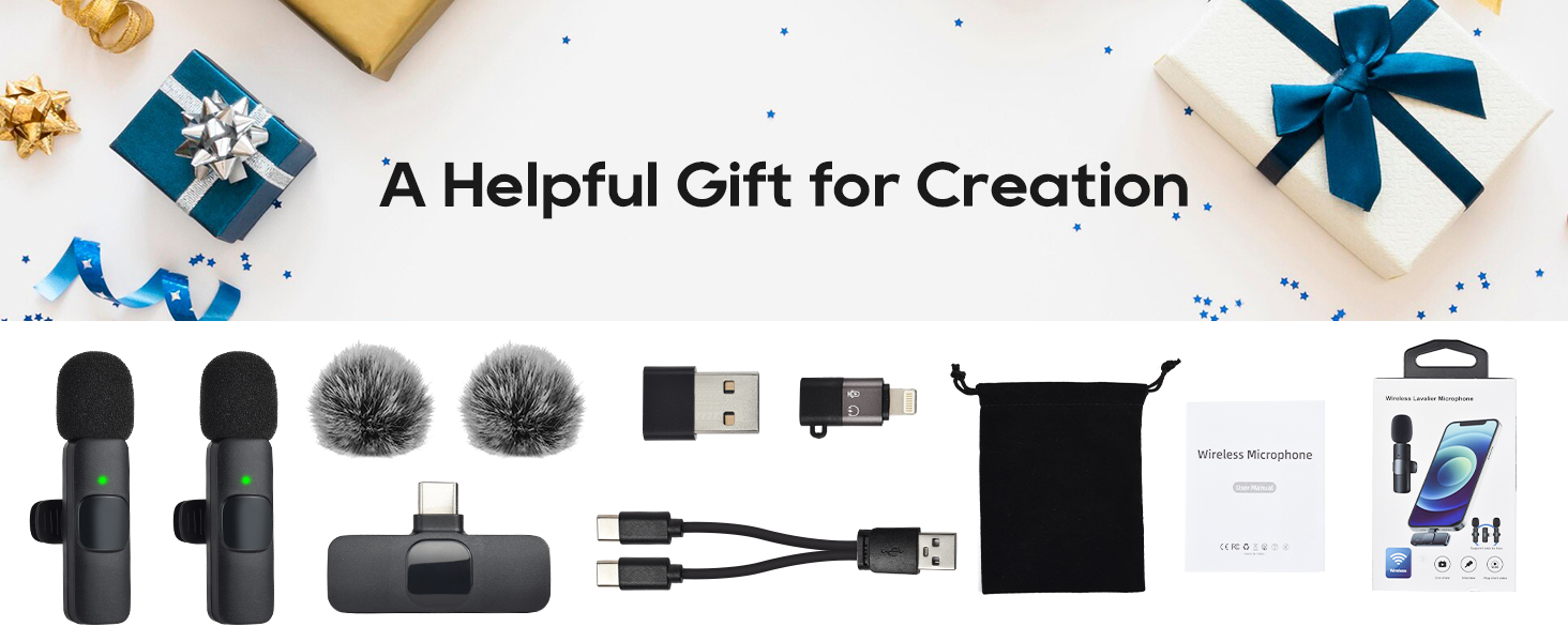 A Helpful Gift for Creation content creator microphone