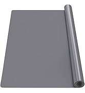 Gartful Silicone Mat Dark Gray 31.5" x 23.6" x 0.07", Silicone Crafts Sheet Large, Silicone Pad D...