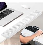 Hsurbtra L-Shaped Desk Elbow Pad, 2-Piece Soft Memory Foam Elbow Support Padding with Non-Slip Ru...