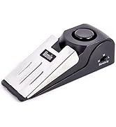 Door Stop Alarm, Door Stopper with 120DB Security Alarm, Floor Wedge Doorstop for Travel Apartmen...