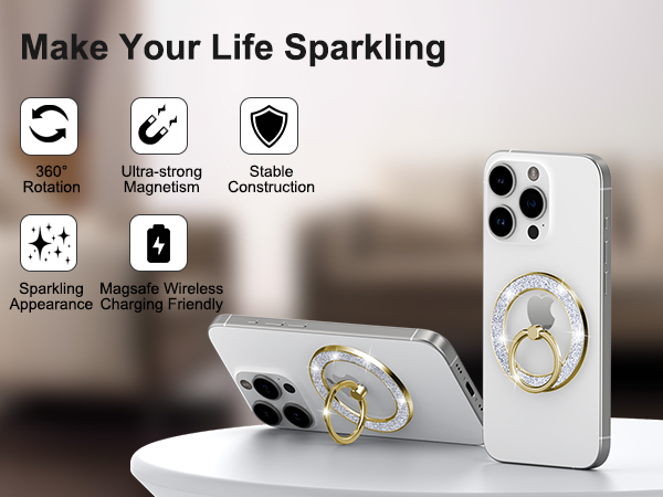 magnetic phone grip