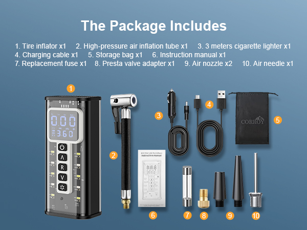 wheel &amp; tire air compressors &amp; inflators