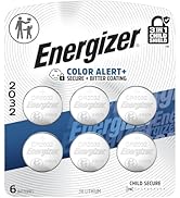 Energizer 2032 Batteries (6 Pack), 3V Lithium Coin Batteries