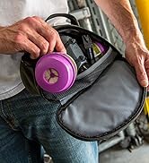 Arsenal 5187 Half Face Respirator Bag - Zipper Closure, Clamshell Design, Belt Loop