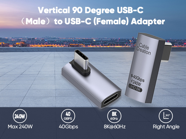 right angle usb c adapter
