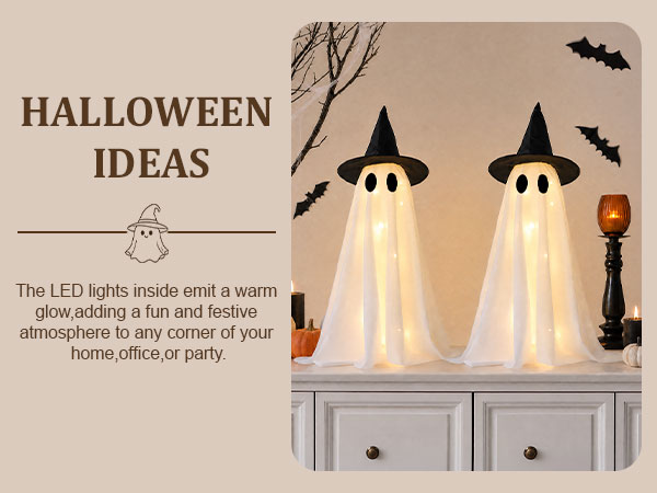 light up ghost decor