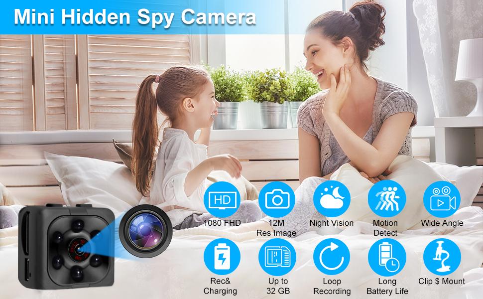 spy camera with audio and video