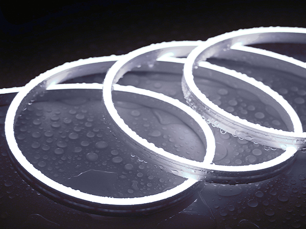cool white neon rope light