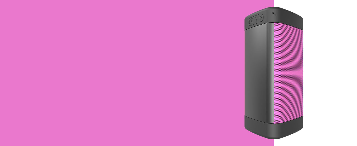 OontZ Angle 3 Bluetooth Speaker, Pink