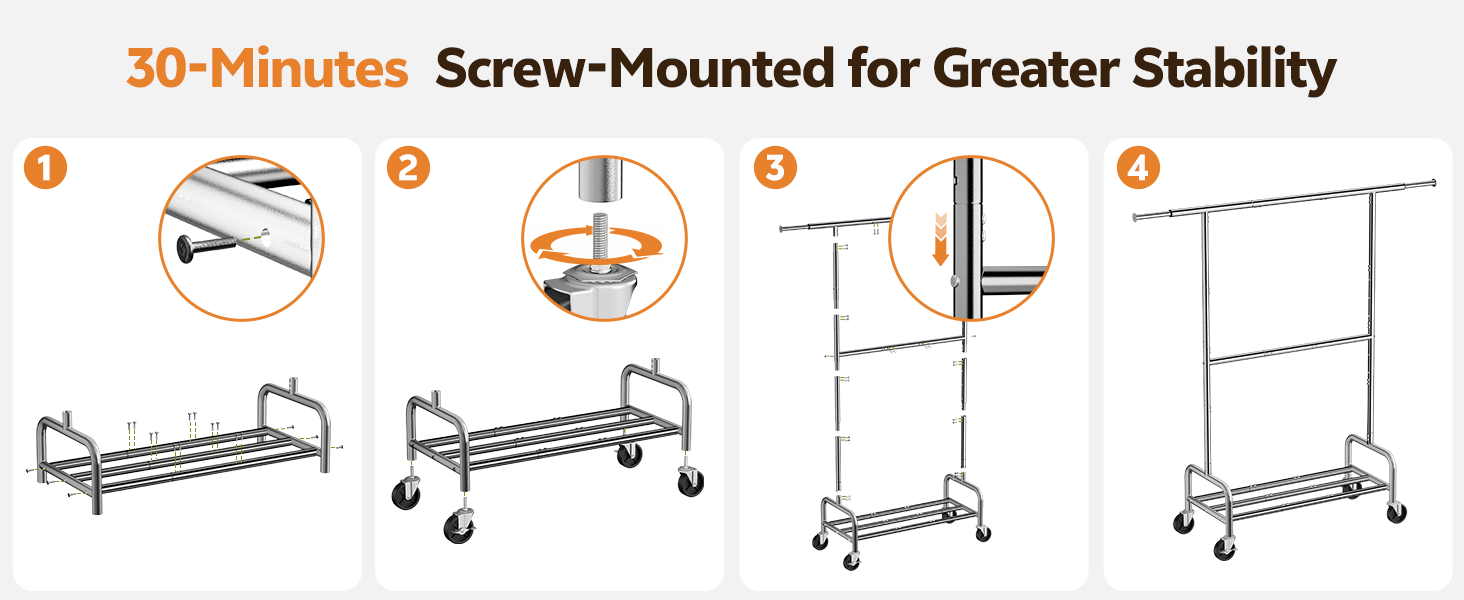 heavy duty clothing rack