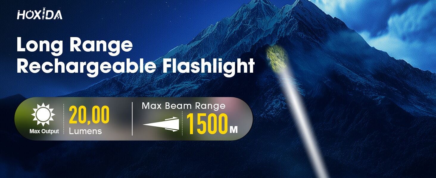 LED Rechargeable Flashlight