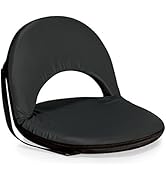 Lightweight folding stadium chair with backpack straps and carry handle for easy travel to games.