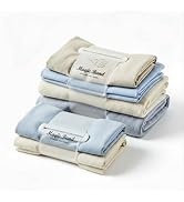 WEWEMUX 6 Pack Self-Adhesive Clothes Organizer Straps, Reusable Clothing Storage Bands for Shirts...