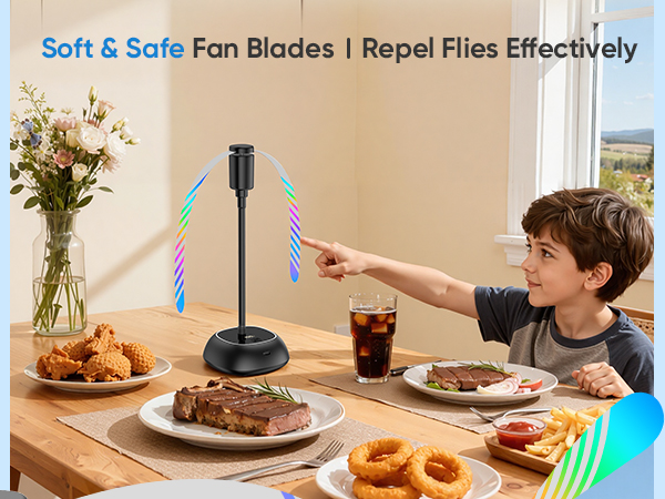 fly fans for tables