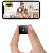 X W EI UNION Spy Camera WiFi Hidden Camera Mini Nanny Cam with Phone App Remote Monitor, Motion D...
