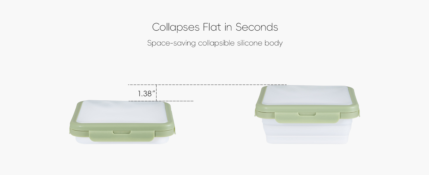 Reusable Silicone Food Storage Container