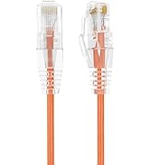 Cable Leader Ultra Slim Cat6 28 AWG UTP Snagless Ethernet Network Patch Cable (15 Foot (1 Pack), ...