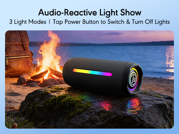 audio-reactive light show