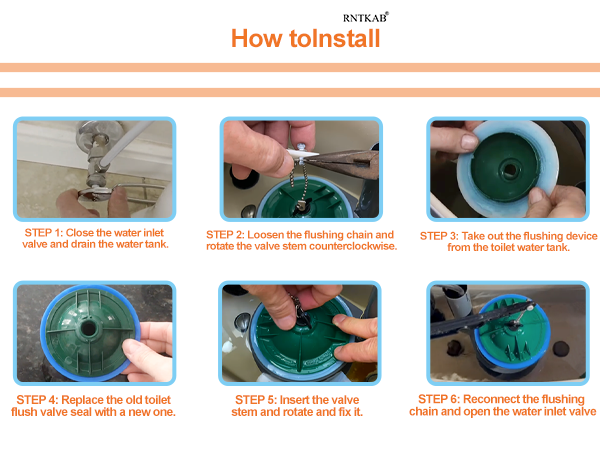 Flush Valve Seal for American Standard ang Eljer Toilets, 7301111-0070A Toilet Parts Replacement