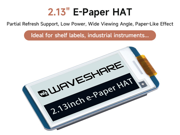 2.13inch e-Paper HAT