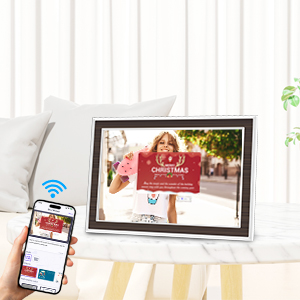 electronic picture frame can be as an extend storage to import or export pictures, 