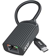 acer USB C to Ethernet Adapter, Gigabit RJ45 to USB C (Thunderbolt 3/4 Compatible), Driver Free 1...