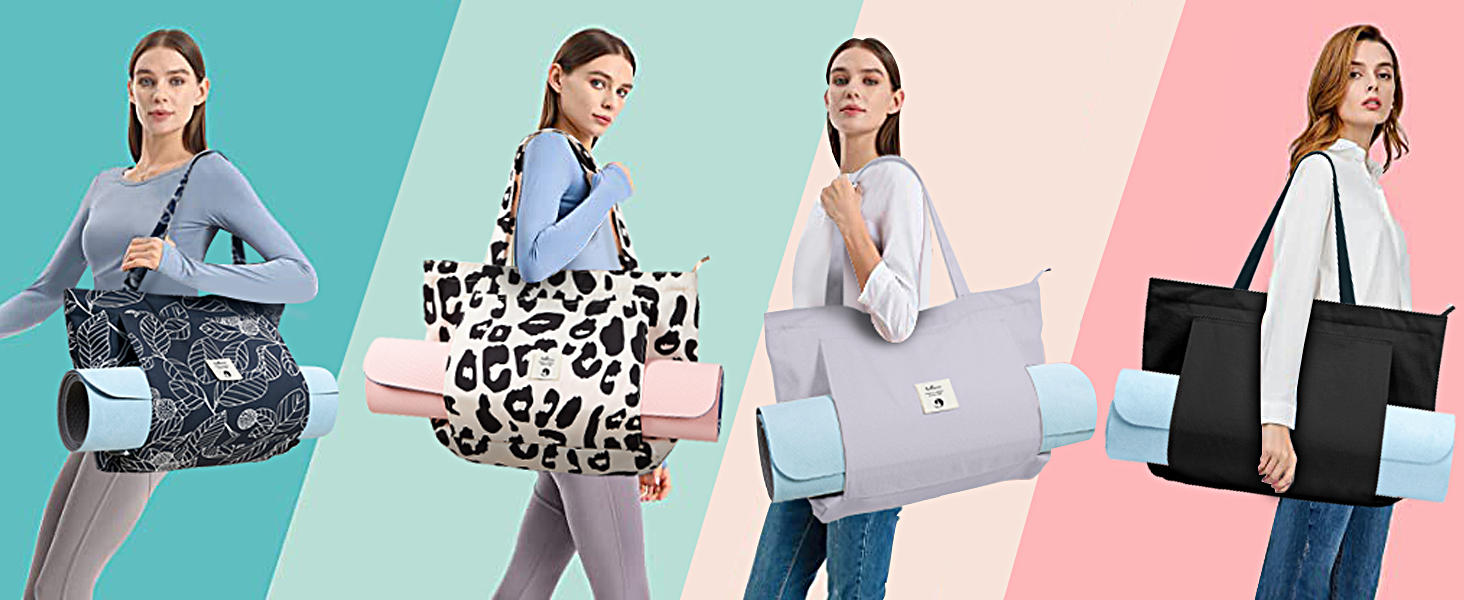 yoga mat and bag