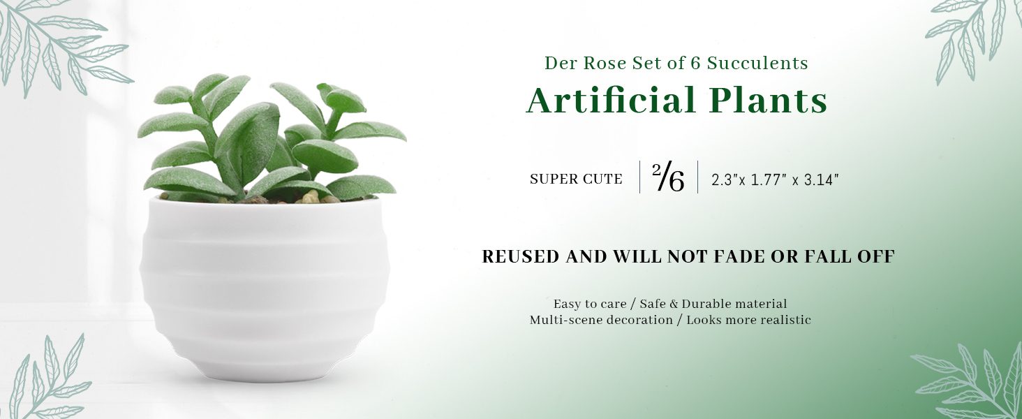 Succulents Plants Artificial in Pots