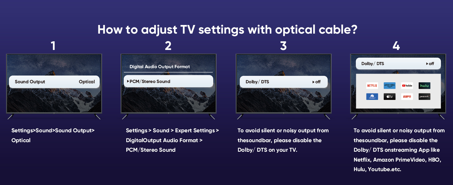 surround sound system for tv