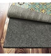 Nevlers 4'x6' Felt TPO Non Slip Rug Pad | 1/4" Thick Anti Slip Rug Grips | Carpet Pads Non Slip D...