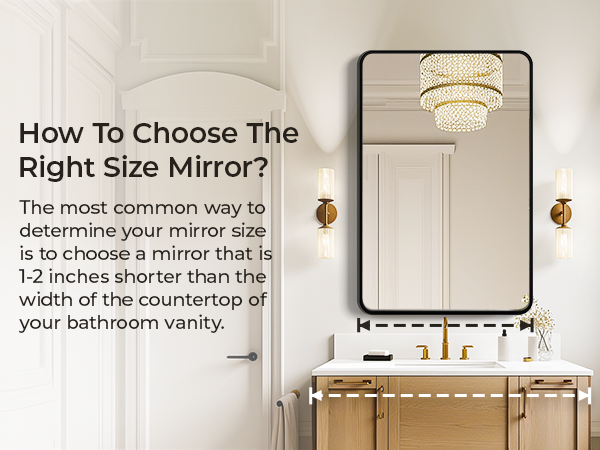 Tips for choosing mirror size