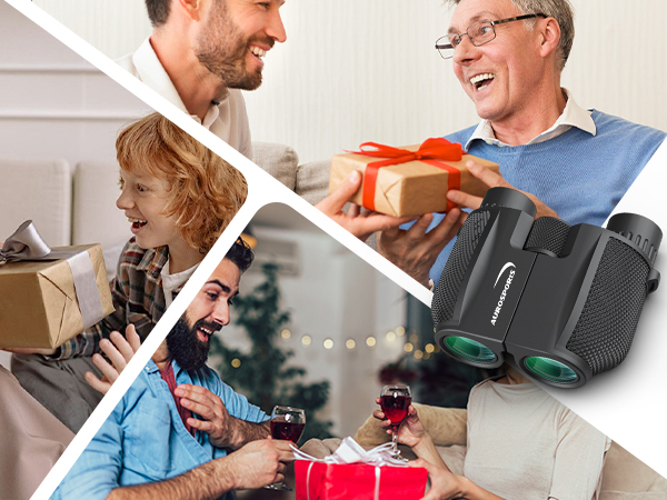 binoculars for Christmas, Thanksgiving, birthdays, Father's Day, Mother's Day.