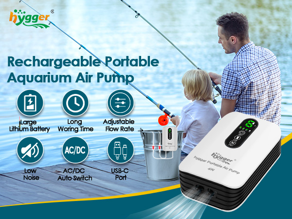 battery powered aquarium air pump
