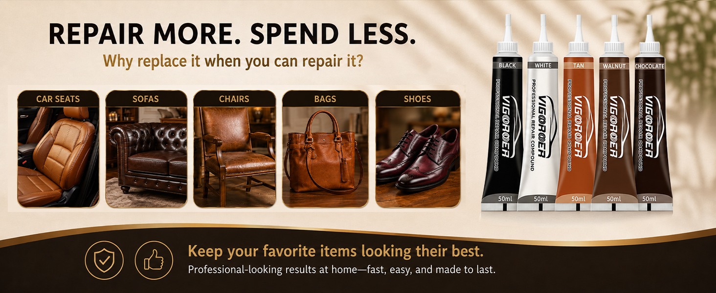 Leather Repair Kit for Furniture